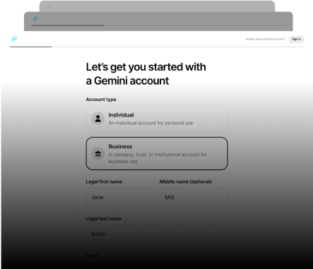 Fast onboarding